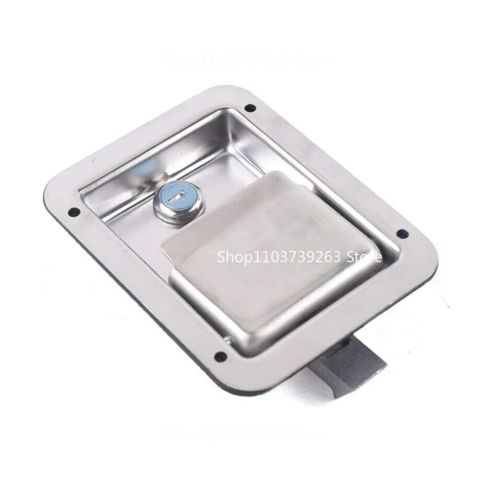 Stainless Steel Toolbox Embedded Panel Lock, Automotive Door Industrial Distribution Box Engineering Vehicle Lock