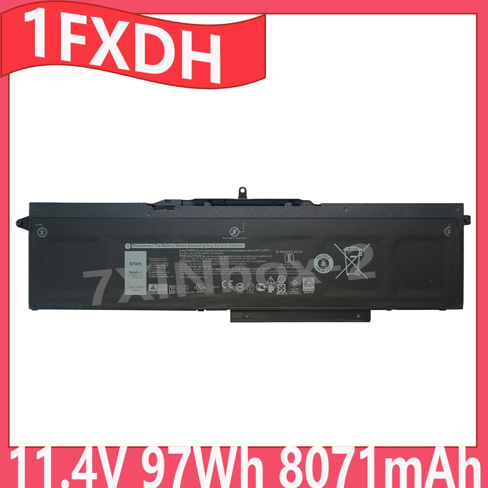 1FXDH 1WJT0 11.4V 97Wh 8071mAh Laptop Battery For Precision 3541 3551 Latitude 15 5501 5511 E5501 E5511 Series 01WJT0 D191G