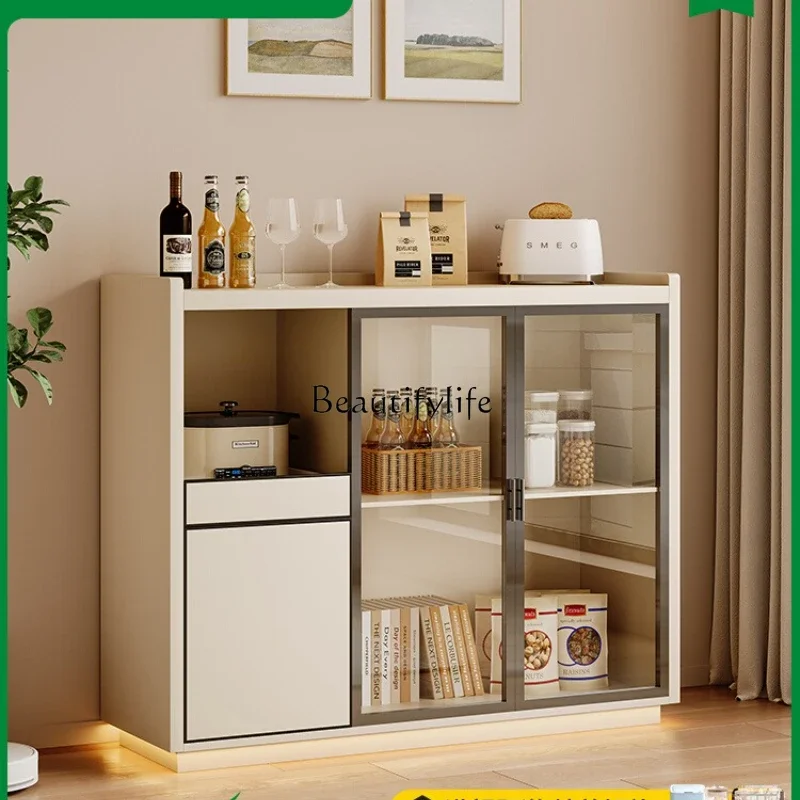 

ls 42Rock slab porch dining side cabinet integrated storage living room cabinet against the wall