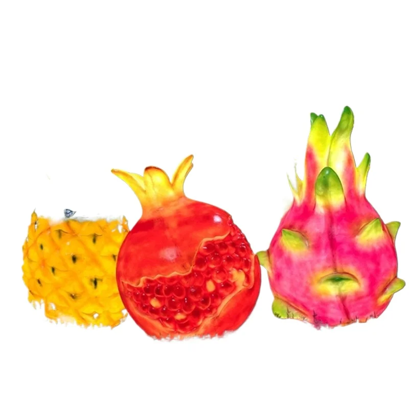 Outdoor simulation pomegranate dragon fruit orange strawberry light B & B hotel square courtyard sketch lawn landscape light