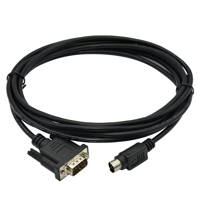 DOP-A/B DOP-FX Connector Programming Cable for Delta DOP HMI Screen to Mitsubishi FX PLC Data Download Line