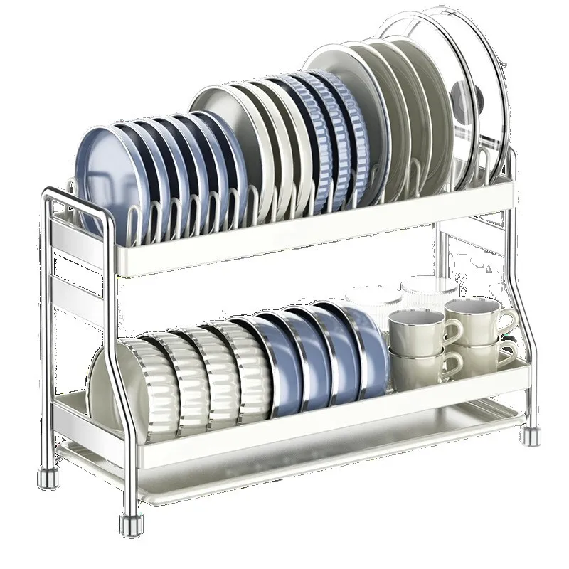 

Kitchen stainless steel rack, dish storage rack, very narrow side small size