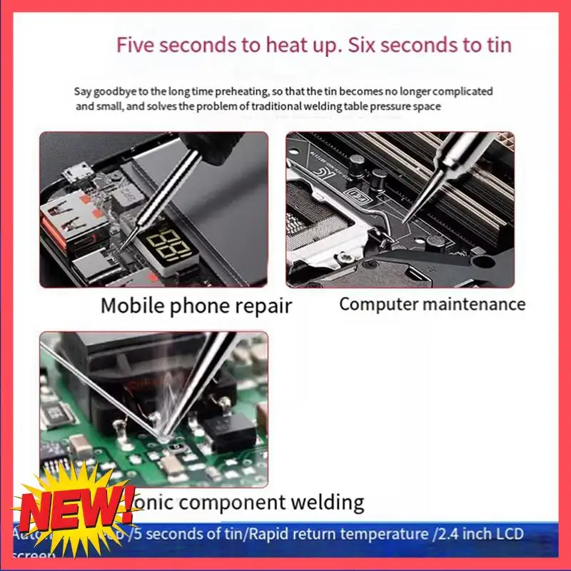 

B17C T12 Plus Soldering Station Lcd Screen High Power Intelligent Constant Temperature Repair Soldering Tool With US Plug Easy T
