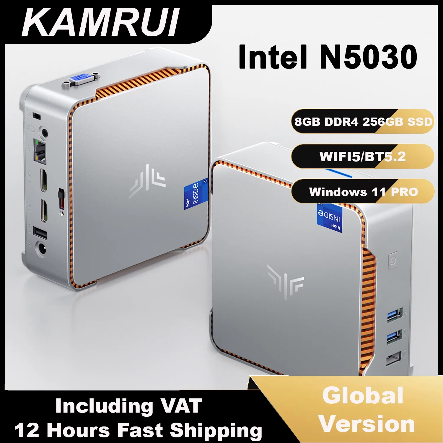 KAMRUI E1 ミニPC Windows11 Pro AMD Ryzen 3 3250U 8GB 256GB