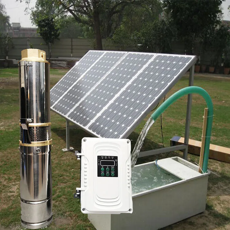 Cheap Home Solar Agricultural Submersible Pressure Water Booster Pump Without Solar Panels