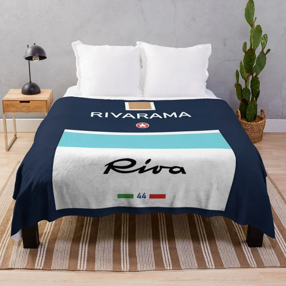 Riva Rivarama 44 Aquarama Runabout Boat Italy Throw Blanket Cute Plaid Luxury warm winter Baby Blankets