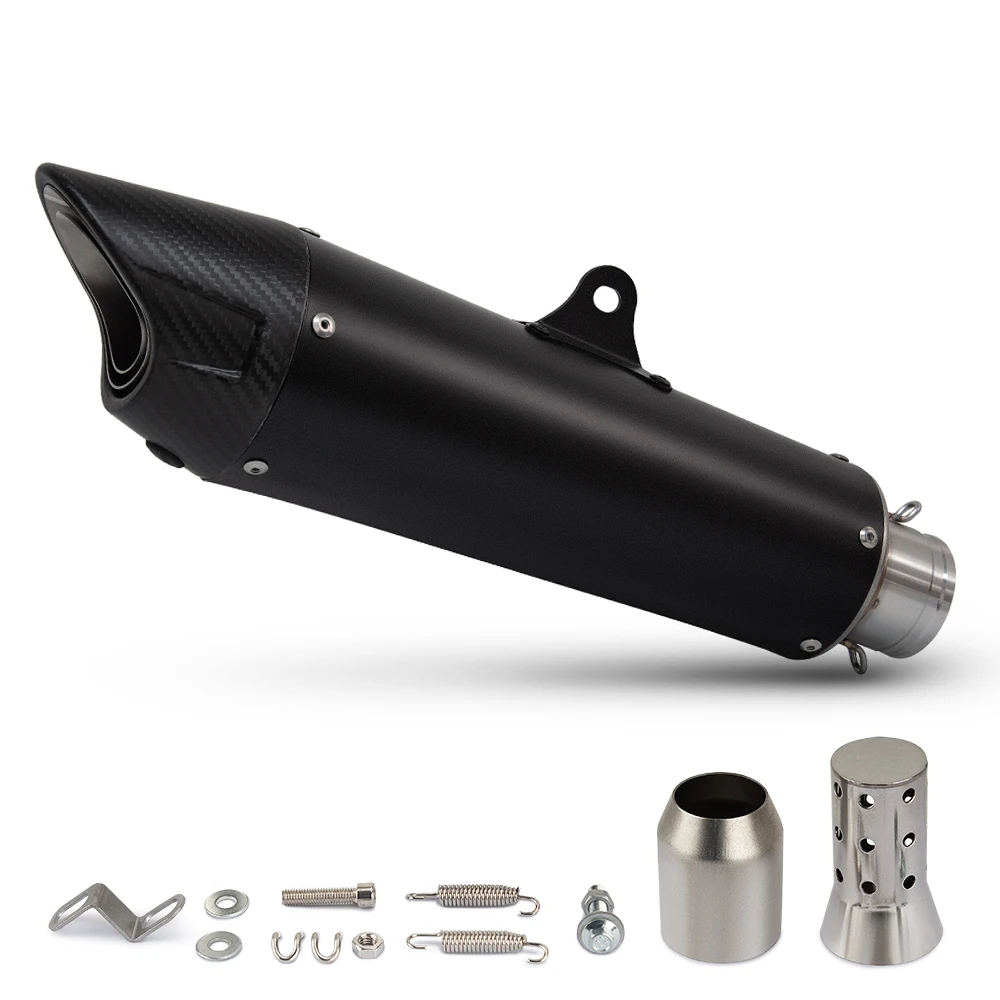 

Универсальный 51 мм мотоциклетный глушитель из углеродного волокна с DB Killer для Z900 GSXR1000 SV650 R3 ZX6R MT07 C650 CBR650R