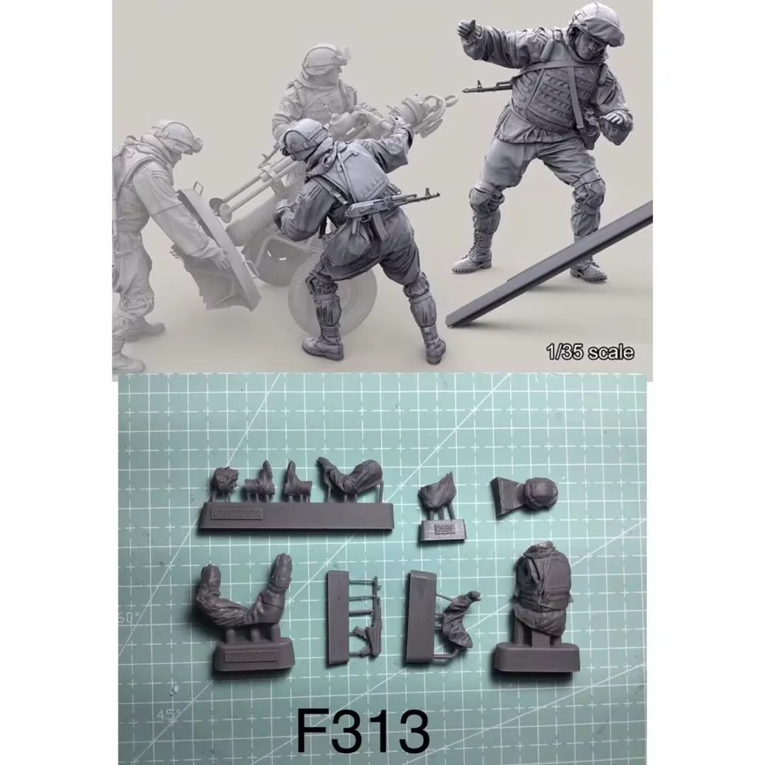 Figurine GK en résine 1/35, kit non assemblé et non peint