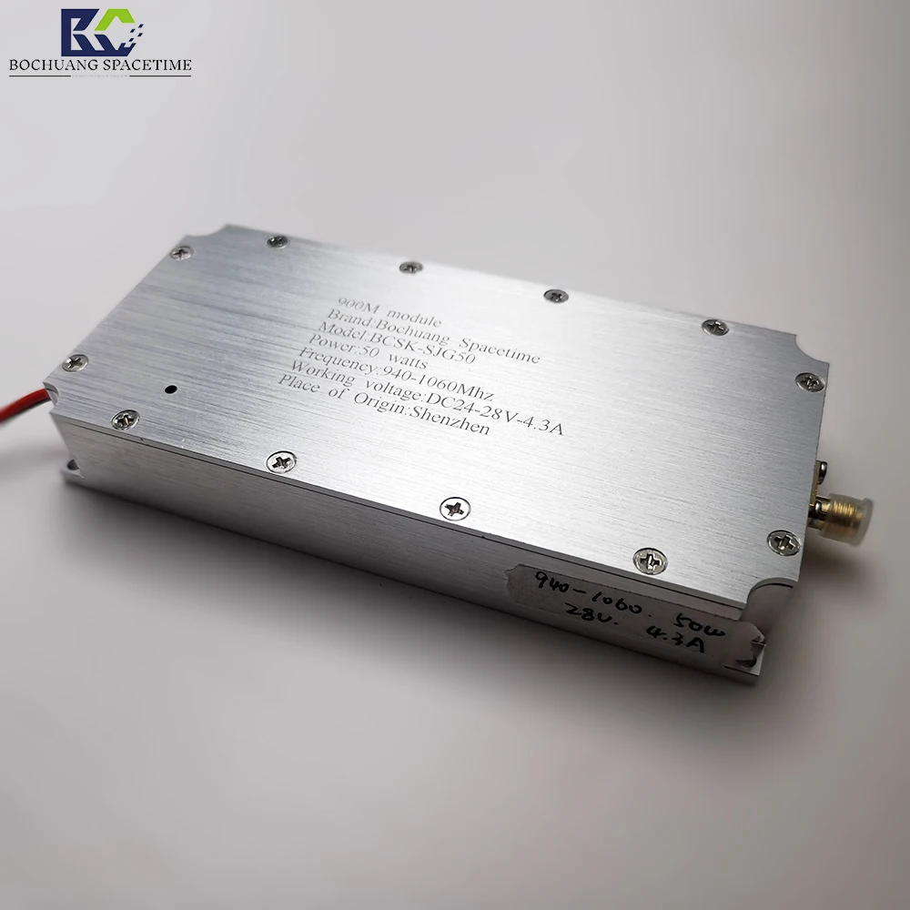 BCSK-SJG50 Chip de supressão UAV de banda larga 940-1060MHz Módulo amplificador de potência RF