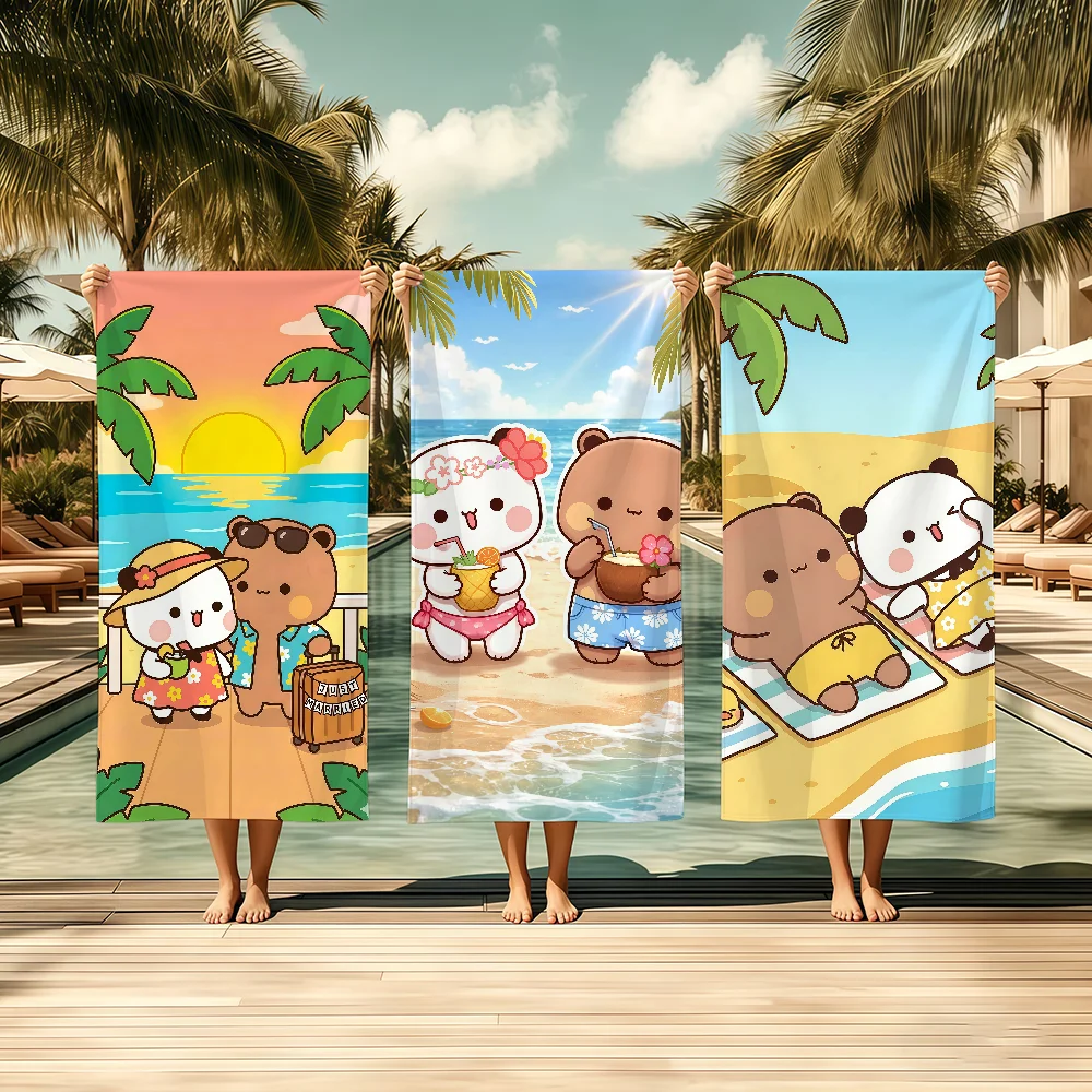 Beach Bubu Dudu SUMMER Towel Textile Bathrobe Beach Quick-Drying Lightweight Portable Camping Swim Pool Travel