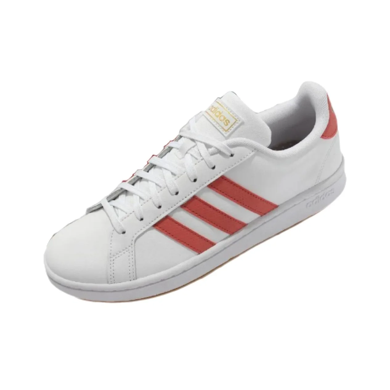 chaussures-de-skateboard-adidas-neo-grand-court-pour-hommes-coupe-basse-blanc-rouge-or-fy8208