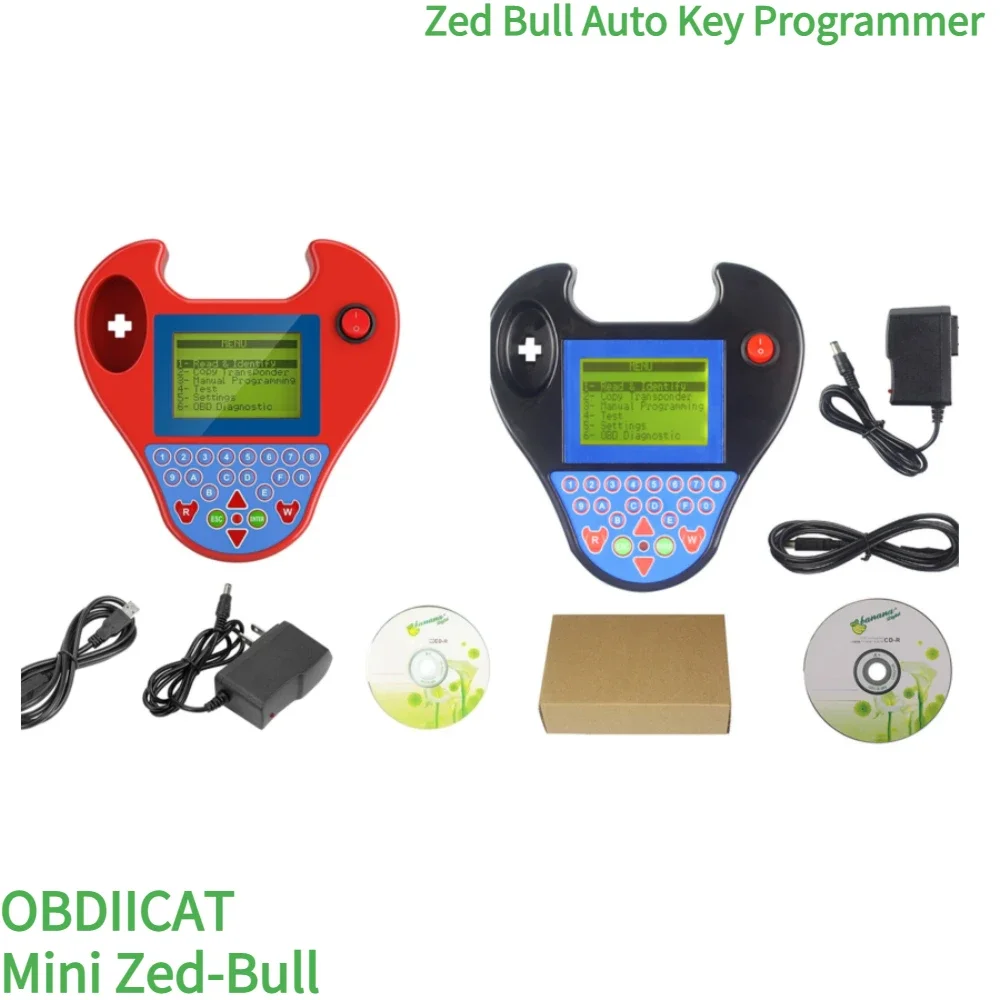 NEW SBB Pro2 Mini Zedbull Key Programmer Smart Zed Bull Transponder Chip Scanner No Tokens Limits OBDII Car Key Maker Tool