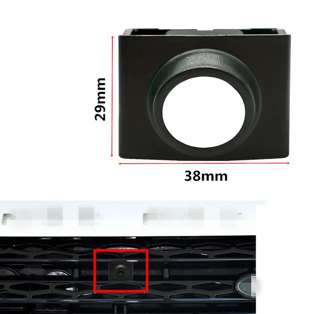 Obudowa, ramka, uchwyt kamery przedniej z logo (wyświetlająca od strony przodu) do Land Rover Range Rover Sport Evoque LRX L538 L405 L494
