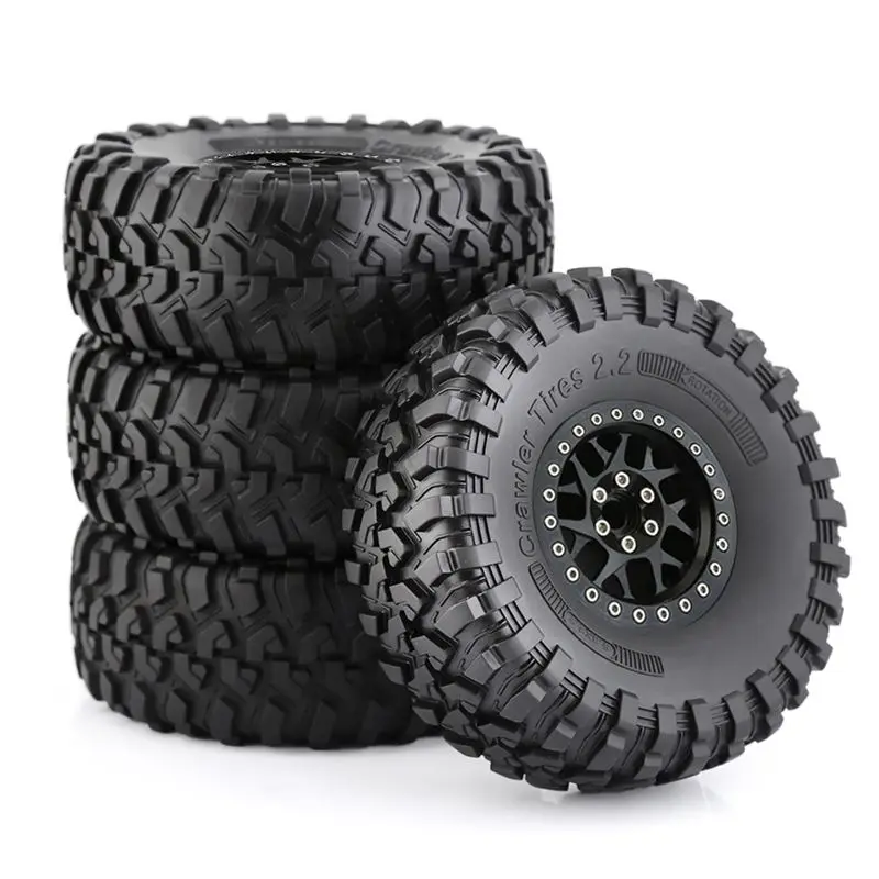 4 Pcs RC Car Black Accessories 135Mm 2.2Inch For 1/8 1/10 RC Crawler Car Axial SCX10 Wraith RR10 Capra Traxxas TRX4