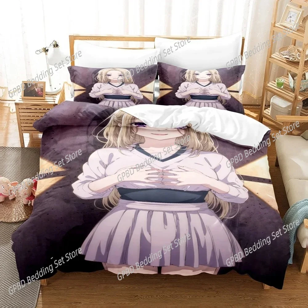 Anime A Girl and Her Guard Dog Bedding Set Single Twin Full Queen King Size Bed Set Adult Bedroom Duvet cover Sets Home Textiles