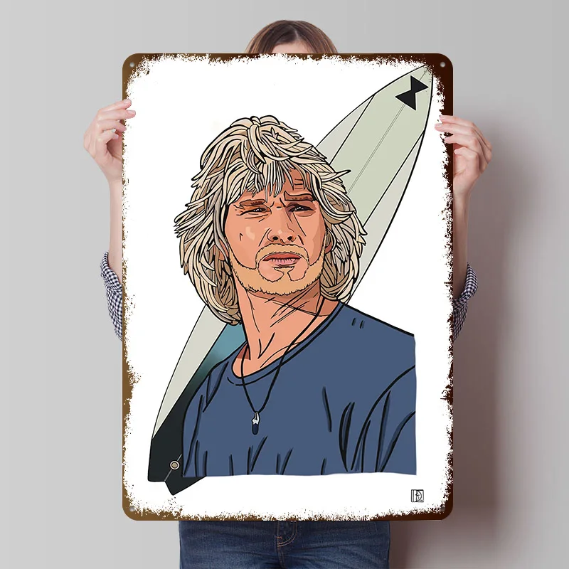 Bodhi Point Break Poster Customized Vintage Metal Signs Wall Art Retro Tin Plaque for Modern Home Decoration Ornaments House