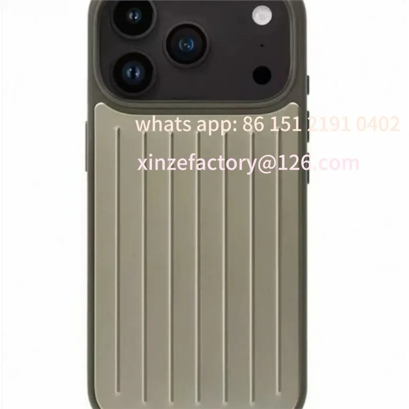 تخصيص فاخر ثلاثية الأبعاد آيفون 17 برو ماكس و 17 برو حافظة مغناطيسية مقاومة للصدمات سبائك الألومنيوم الحد الأدنى حقيبة مخطط الهاتف