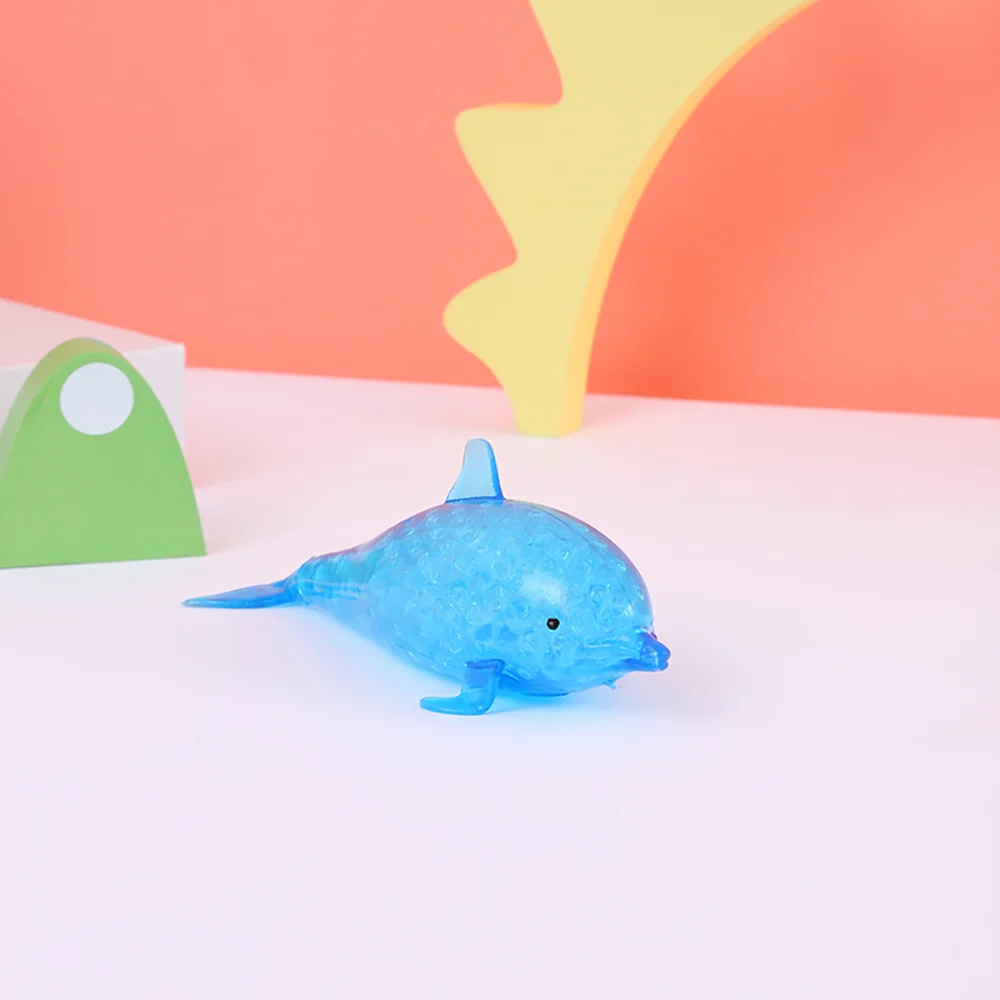 1pc Cute Dolphin Shark Soft Pinch Relieve Daily Stress and Tension Decompression Slow Rebound Fidget Children Birthday Party Toy