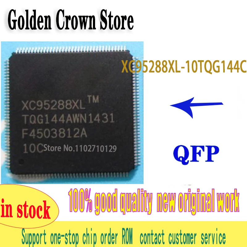 10PCS/lot   XC95288XL-10TQG144C XC95288XL  XC95288 TQFP144work New original In Stock