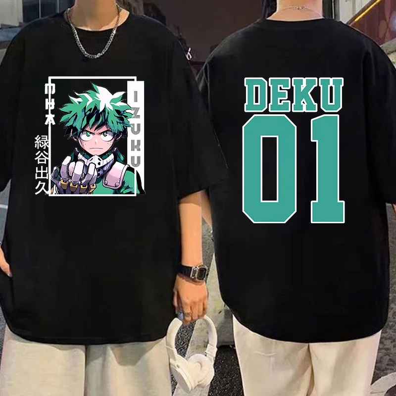 

Hot Deku Funny Summer T-Shirt Harajuku Anime Print Fashion Short Sleeve Summer Casual T-Shirt Tops