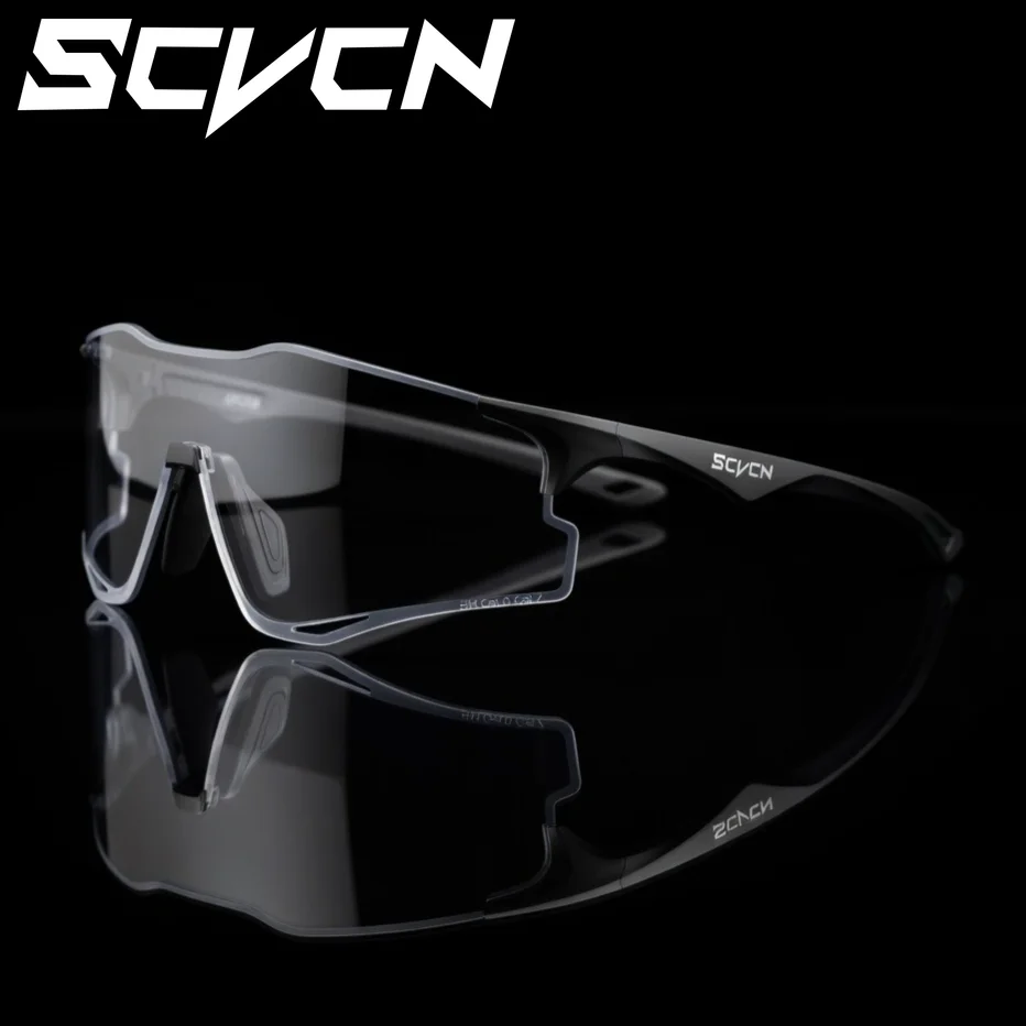 

Легкие фотохромные очки SCVCN для хайкинга и бега, солнцезащитные очки для мужчин, велосипедные очки UV400, повседневные велосипедные очки 2026