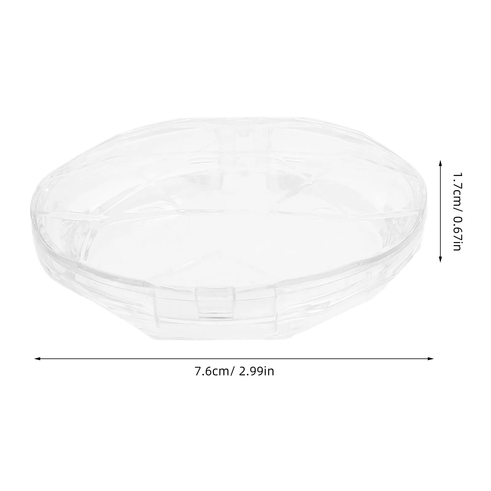 10 pezzi porta ciglia contenitore per ciglia rotondo organizer in plastica per ciglia finte contenitore per ciglia da viaggio