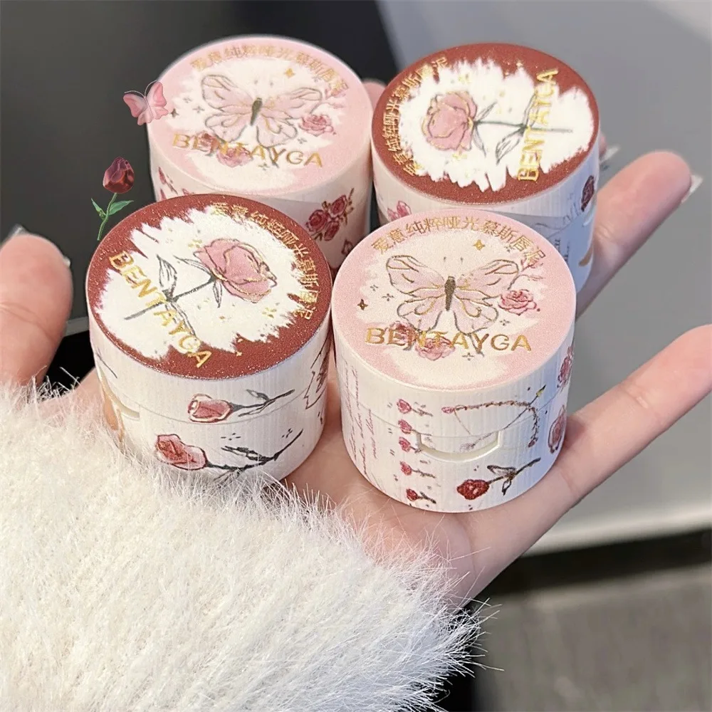 ลิปสติกกันน้ำกันเหงื่อเครื่องสำอางเนื้อด้านไม่ติดด้านความงามลิปสติกให้ความชุ่มชื้นไม่ลอกออกง่าย