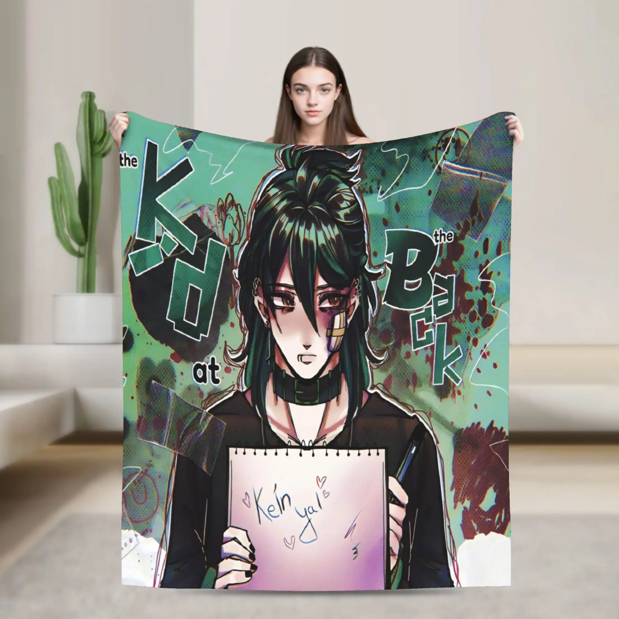 The Kid At The Back Accessories Blankets Super Soft Fleece  Throw Blanket Comfortable Rug Piece