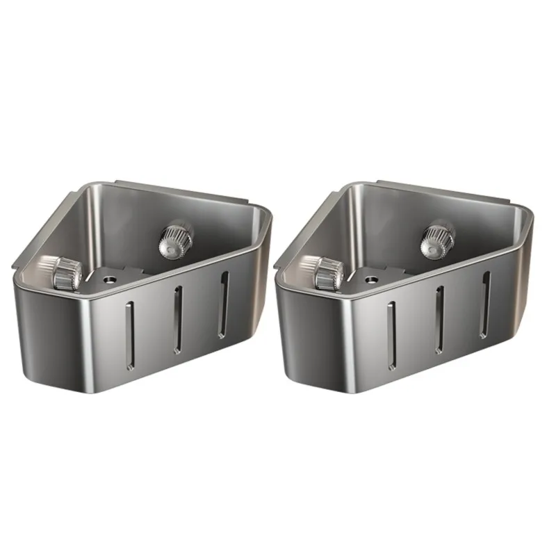 【THANKSGIVING DAY】For Kitchen Sink Sponge Holder, Sink Caddy Organizer With Suction Cups, Rustproof For Kitchen Storage Rack