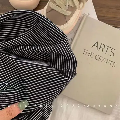 बच्चों की वसंत शरद ऋतु लंबी आस्तीन वाली टी-शर्ट लड़के लड़कियां कोरियाई धारीदार टी बच्चों की गर्म नीचे वाली शर्ट बेबी सरल टॉप 10 best sales बच्ची का टॉप - №3