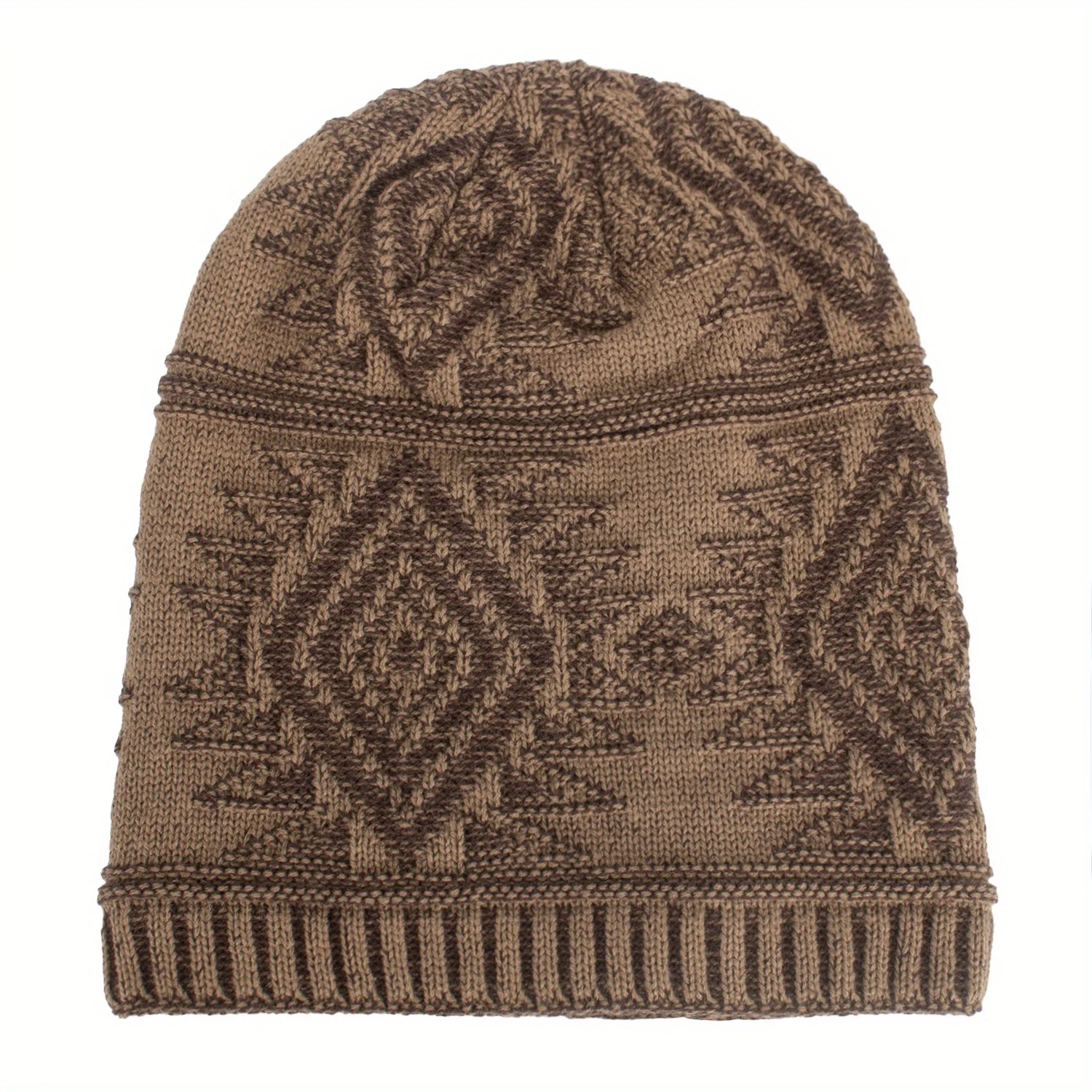 

Men's Thermal Knit Beanie Winter Fleece Lined Warm Hat Unisex Cold Weather Outdoor Extreme Windproof Skull Cap Headwear