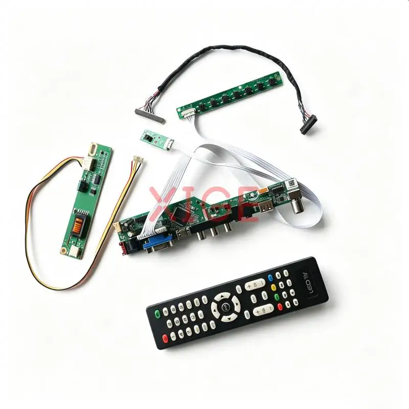 

Screen Drive Controller Board Fit LTD154EX0 LQ154K1LB QD15TL07 LQ154K1LA 30 Pin LVDS USB+AV+VGA+HDMI 1280*800 1280x800 1CCFL Kit