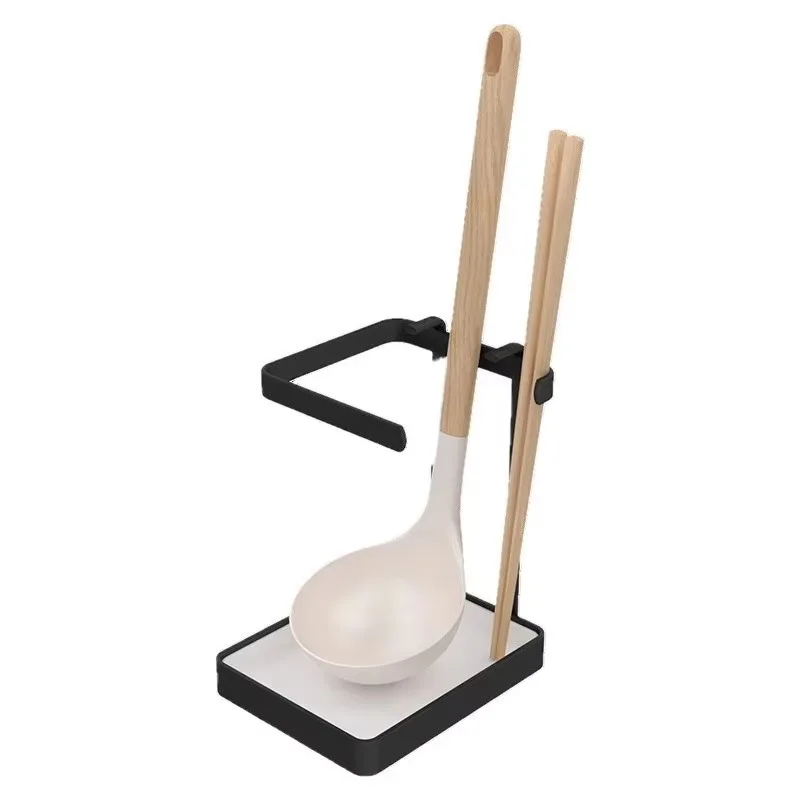 

Multifunctional metal spoon holder, kitchen countertop, pot cover holder, for tableware storage
