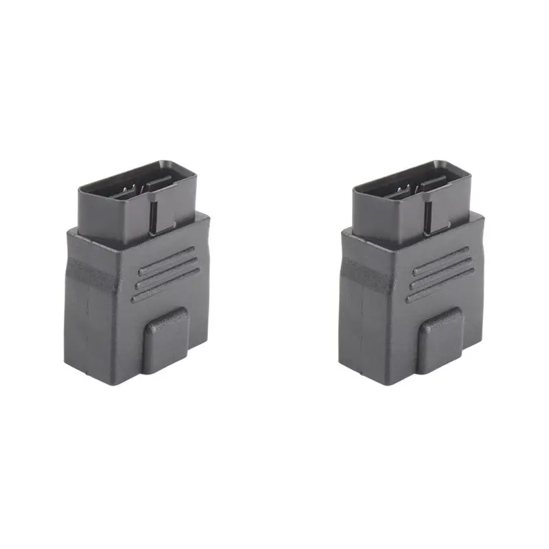 2X Male To Female 16Pin Plug Suitable For ELM327 OBD2 Car Tester Adapter OBD 2 Socket Car Extension Plug