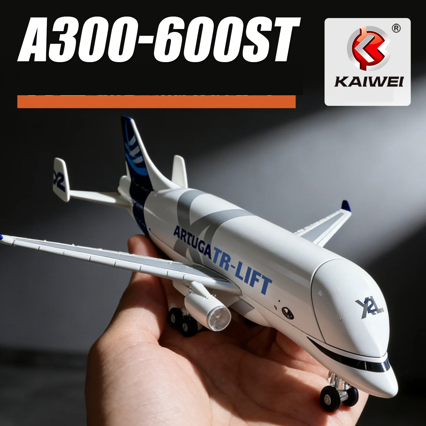 

1/72 A300-600ST Airbus Beluga Toy Plane Aircraft Model Diecast Metal Airplane Miniature Unique Collection Gift For Children