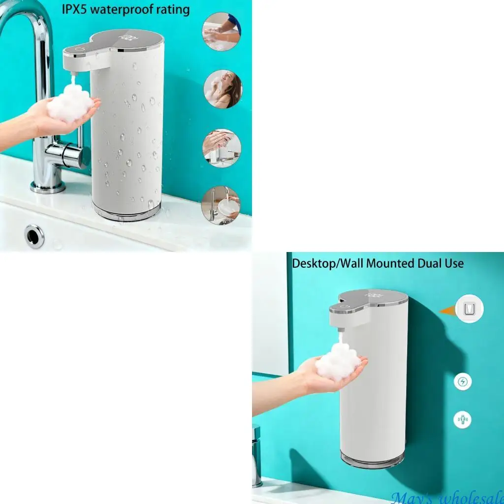 

Effective Automatic Soap Dispenser 350ml Metal For Family Use 448A