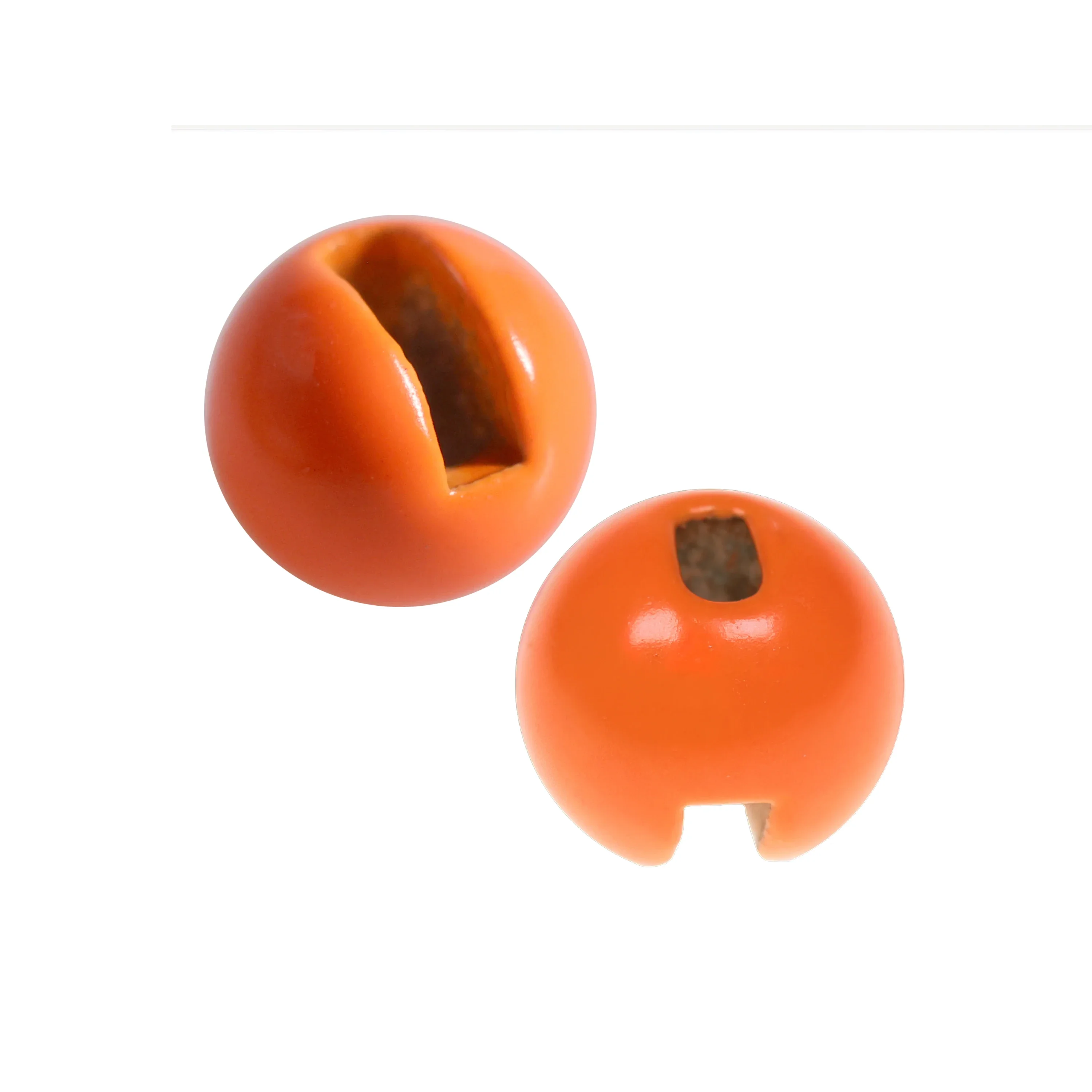 

100 шт., 6 цветов, вольфрамовые бусины с прорезями 3,0–6,4 мм для завязывания мух