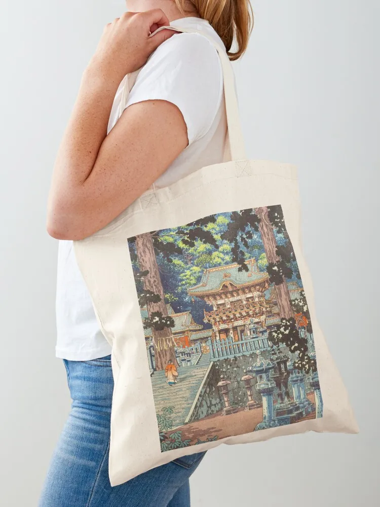 Tsuchiya Koitsu - Yomei Gate, Nikko Tote Bag bag luxury women Shopper handbag Large bags for women