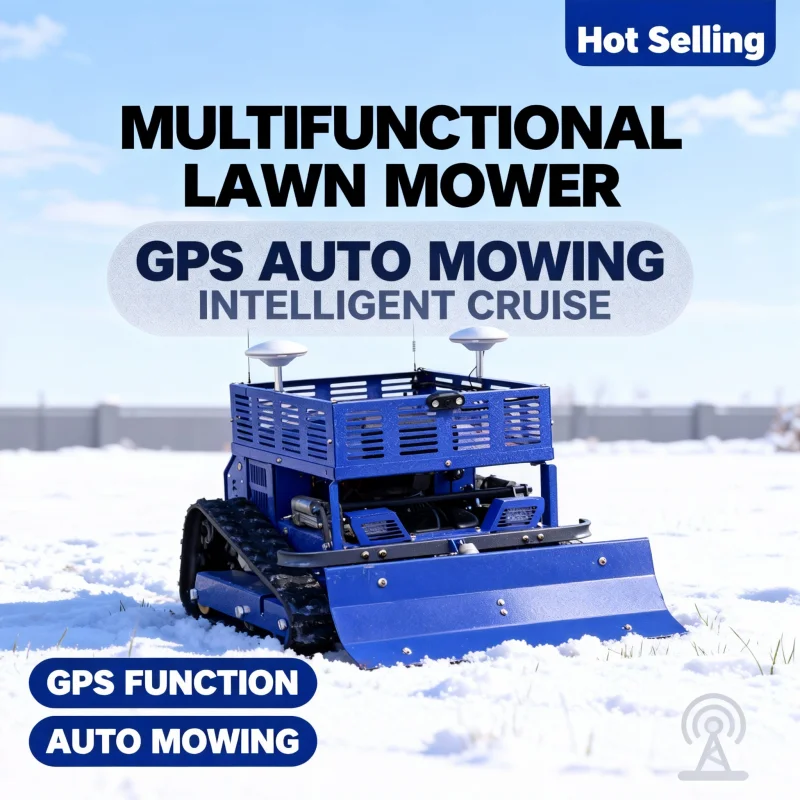 

Customized Smart Robotic Flail Lawn Mower - GPS Automatic Mowing Remote Control Wireless Grass Trimmer