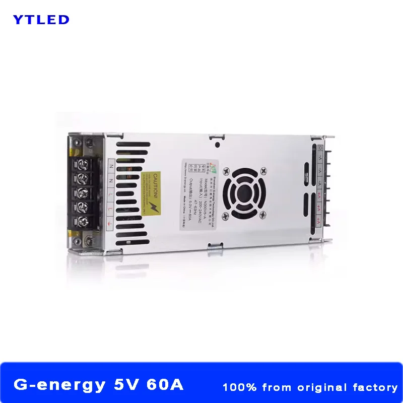 

G-energy N300V5-A 5V 60A 300W 220V Led Source Switcher For Led Display Module Advertising Screen Transformer