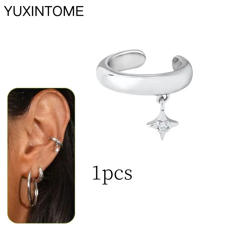 Women's 24K Gold Plated Punk Ear Cuff, No Piercing