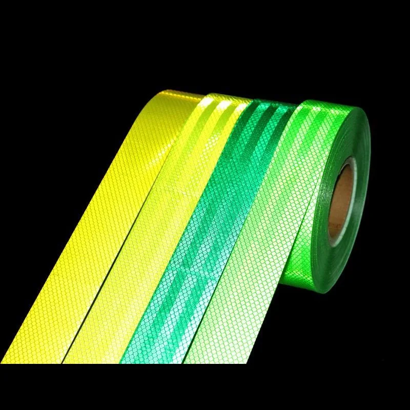 Self-adhesive Truck Car Motorcycle Road Traffic Warning Safety Sticker Furniture District Warning PET Tape