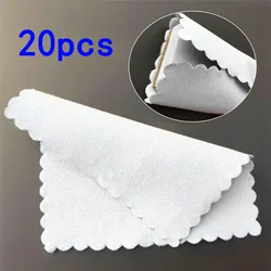 20x Car Nano Ceramic Washing Parts Autos Glass Coating Lint-Free Cloth Microfiber Detailing Cleaning Cloths 10x10cm