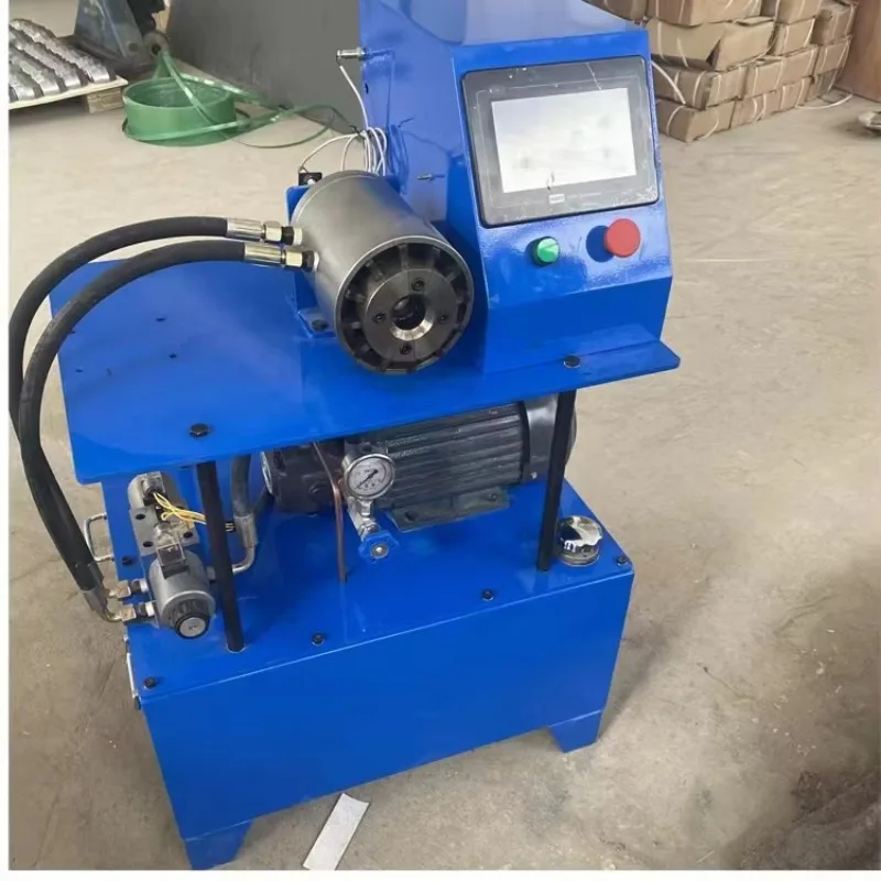 Automatic Bathroom Pipe Press Hose Shaft Locking Machine High Pressure Industrial Equipment