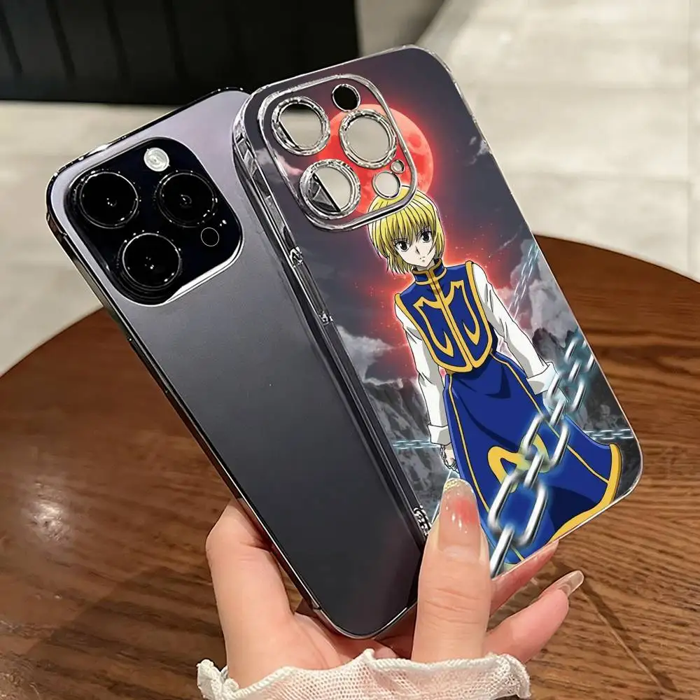 Kurapika HXH-h  X Hunter Phone Case Transparent Silicone Soft For iPhone 17 16 15 14 13 12 11 Mini Pro Max Plus