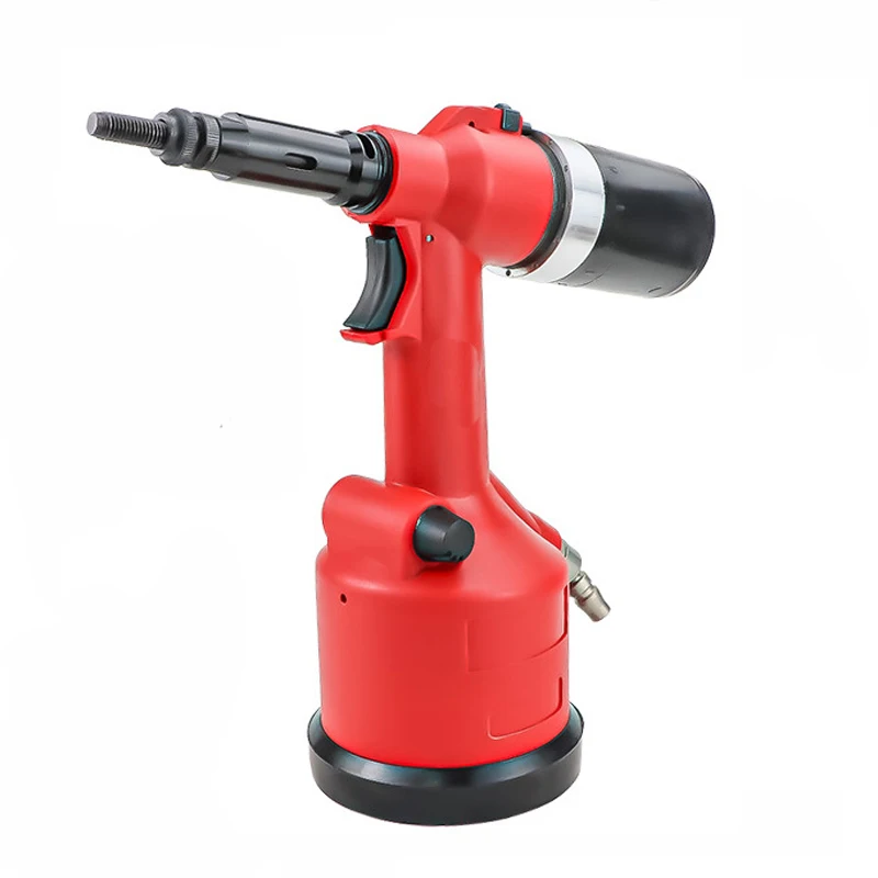 Rosso M3-M12 Rivnut Rivettatura Pneumatica Rivetto Dado Pistola Kit Pneumatico Idraulico Automatico Rivettatrice Strumento Corsa Regolabile Industriale