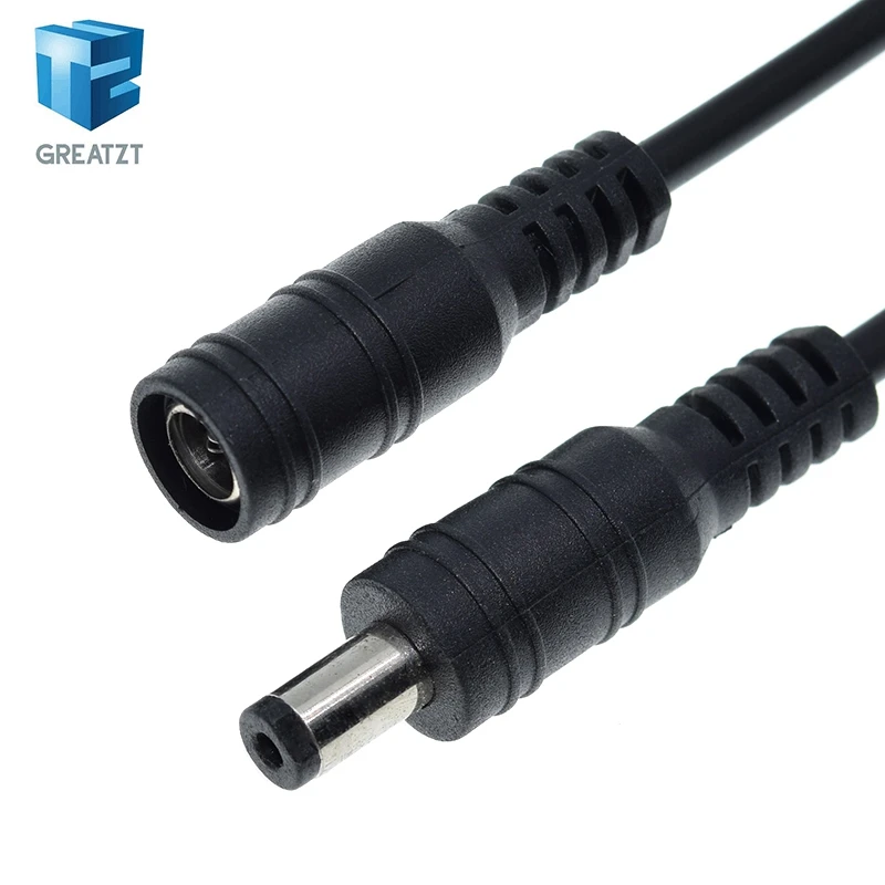 GREATZT 1Set 5.5x2.1 Plug DC male or Female Cable Wire Connector For 3528 5050 LED Strip Light For diy