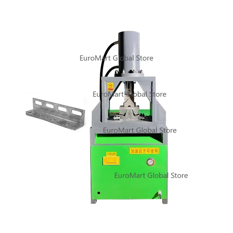 Heavy-Duty Hydraulic Angle Steel Puncher Industrial Ironworker Tool