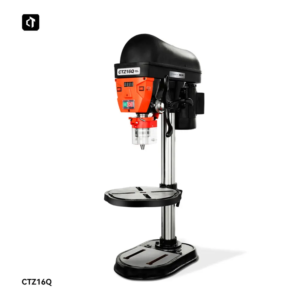 

CTZ16Q 220V Laser Mini Bench Drill Home Micro Drill Press Machine 550W Drilling Machine Suitable for Metalworking and Repair