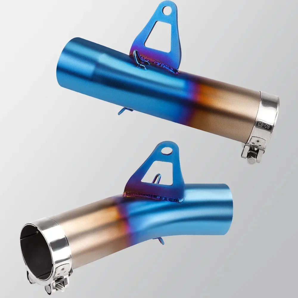 

Для S1000RR 2009-2018 мотоциклетная выхлопная труба Escape Refit, калибр 51/60 мм, полусиняя труба из нержавеющей стали, обновленная звено/